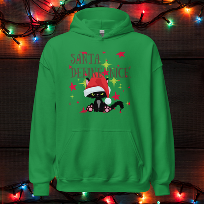 Grumpy Cat Holiday Sweatshirt - Naughty or Nice | Unisex Hoodie