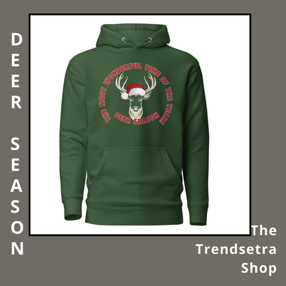 Deer Hunter's Christmas Hoodie - Fun and Festive for the Holidays | Unisex Hoodie