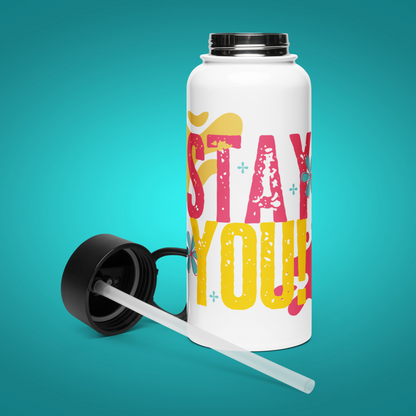 On-the-Go Essential: Durable Stainless Steel Water Bottle/ Eco Friendly Gym Companion Stainless Steel Water Bottle for Everyday Use.