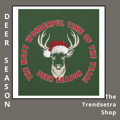 Deer Hunter's Christmas Hoodie - Fun and Festive for the Holidays | Unisex Hoodie