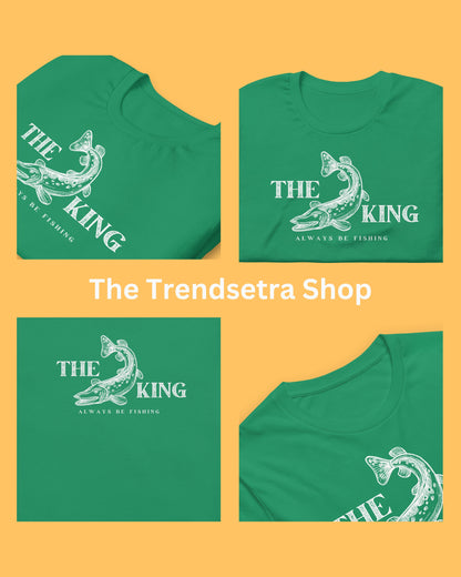 Northern Pike Fishing Shirt - The King of Fishing - Lucky Fisherman Tee | Unisex t-shirt