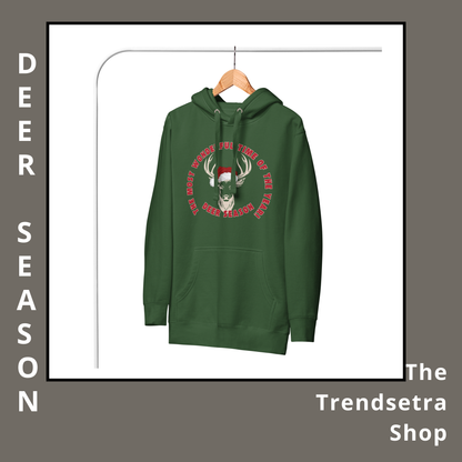 Deer Hunter's Christmas Hoodie - Fun and Festive for the Holidays | Unisex Hoodie