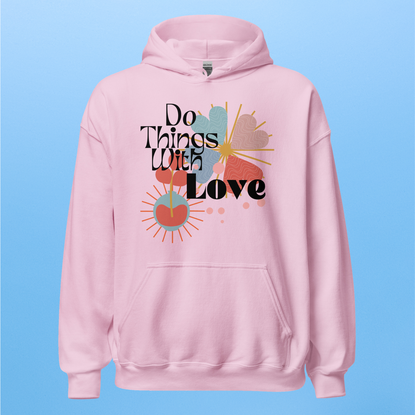 Embrace Love: Positive Affirmation Yoga Hoodie | Unisex Hoodie