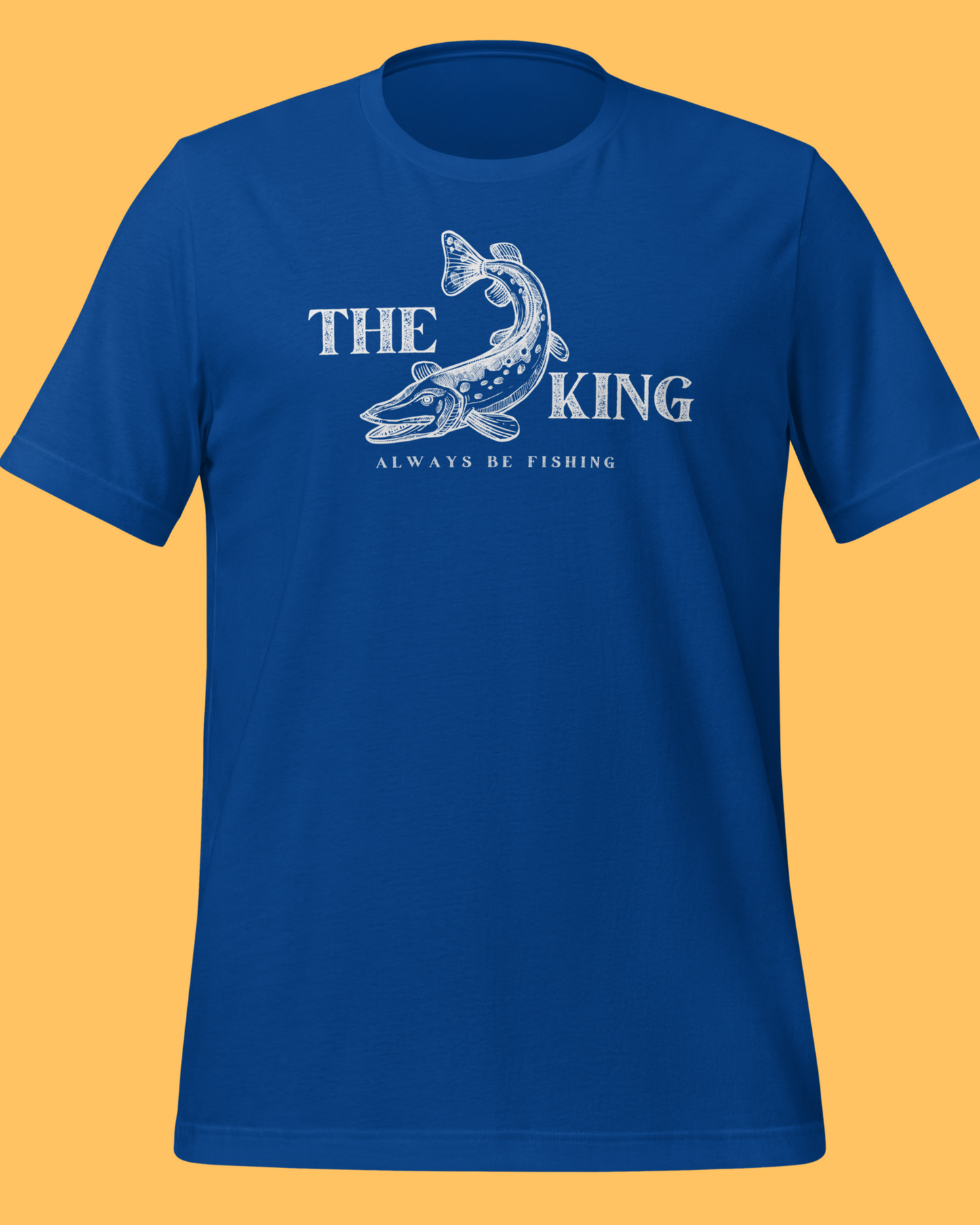 Northern Pike Fishing Shirt - The King of Fishing - Lucky Fisherman Tee | Unisex t-shirt