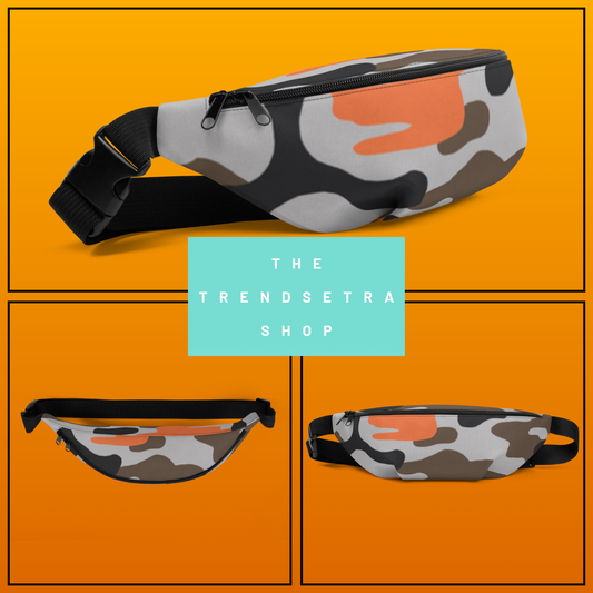 Camo Fanny Pack | Cool Crossbody Bag for Adventures| Fanny Pack