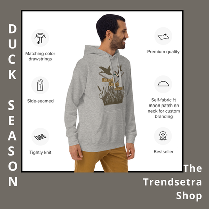 Vintage Duck Season Hoodie for Hunting Enthusiasts | Unisex Hoodie