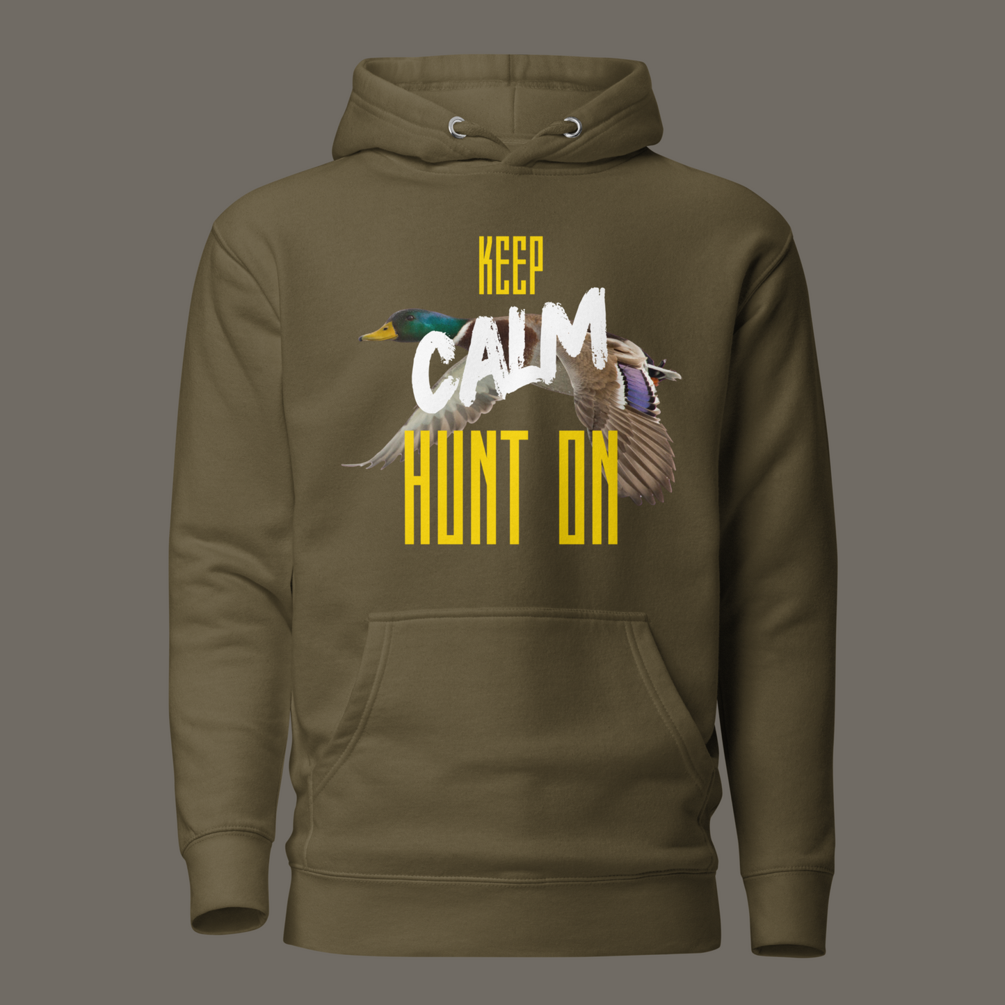 Duck Hunting Season Hoodie - Keep Calm Hunt On Hoodie | Unisex Hoodie