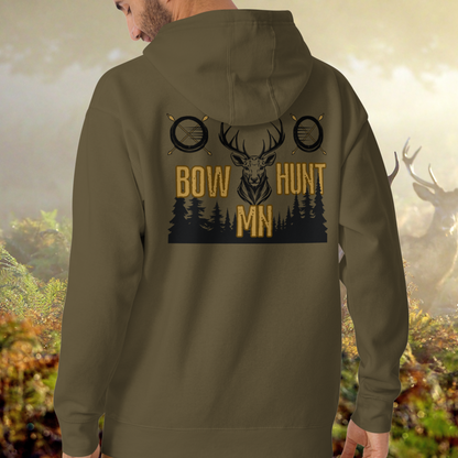 Deer Hunting Sweatshirt, Cozy Minnesota Hoodie | Unisex Hoodie