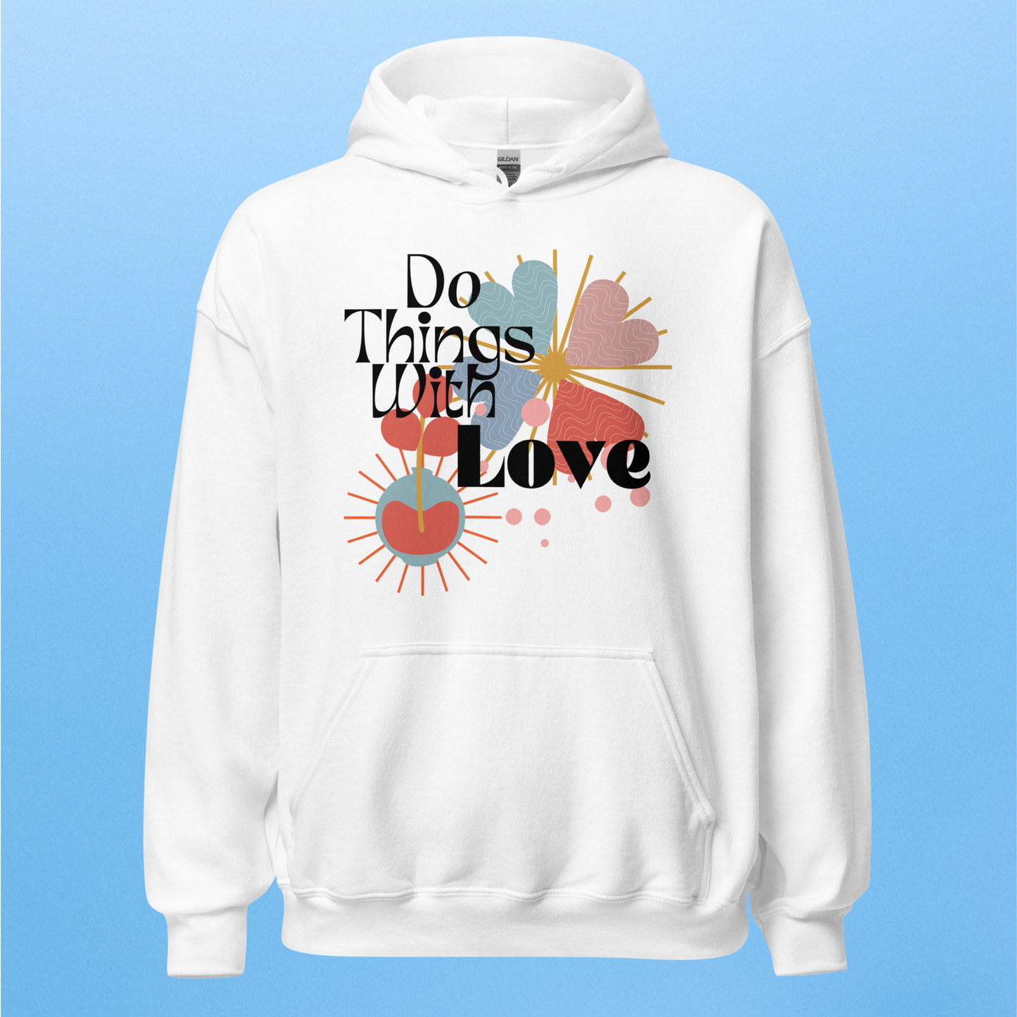 Embrace Love: Positive Affirmation Yoga Hoodie | Unisex Hoodie