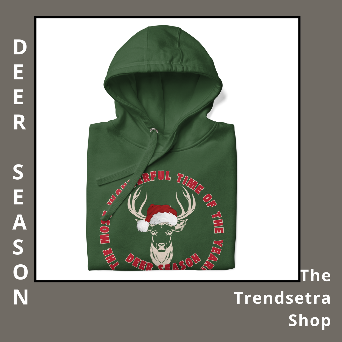 Deer Hunter's Christmas Hoodie - Fun and Festive for the Holidays | Unisex Hoodie