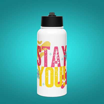 On-the-Go Essential: Durable Stainless Steel Water Bottle/ Eco Friendly Gym Companion Stainless Steel Water Bottle for Everyday Use.