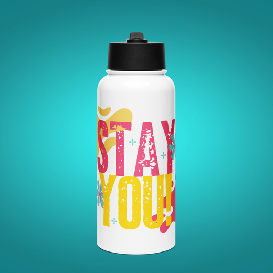 On-the-Go Essential: Durable Stainless Steel Water Bottle/ Eco Friendly Gym Companion Stainless Steel Water Bottle for Everyday Use.