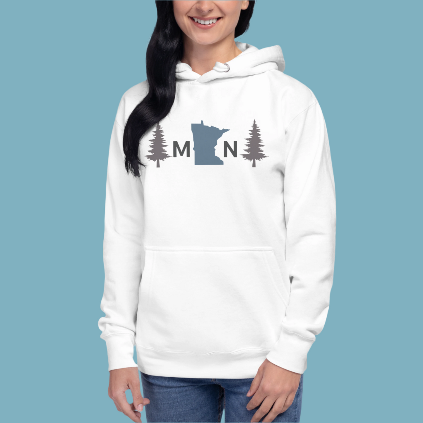 Minnesota Nature Lovers Hoodie: Embrace the Outdoors in Comfortable Style | Unisex Hoodie