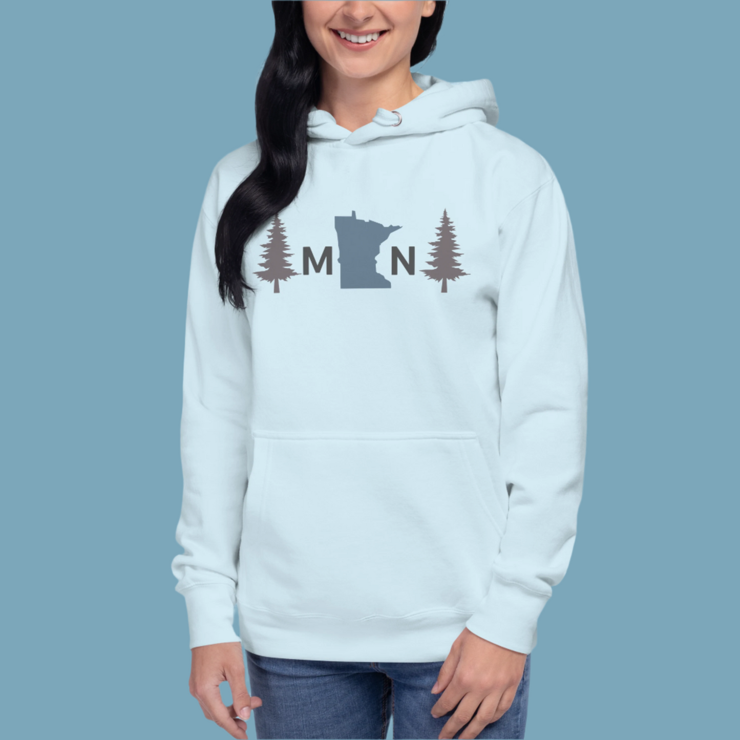 Minnesota Nature Lovers Hoodie: Embrace the Outdoors in Comfortable Style | Unisex Hoodie