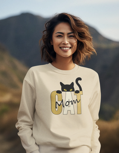 Cat Mom, Cat Lover Shirt | Unisex Sweatshirt