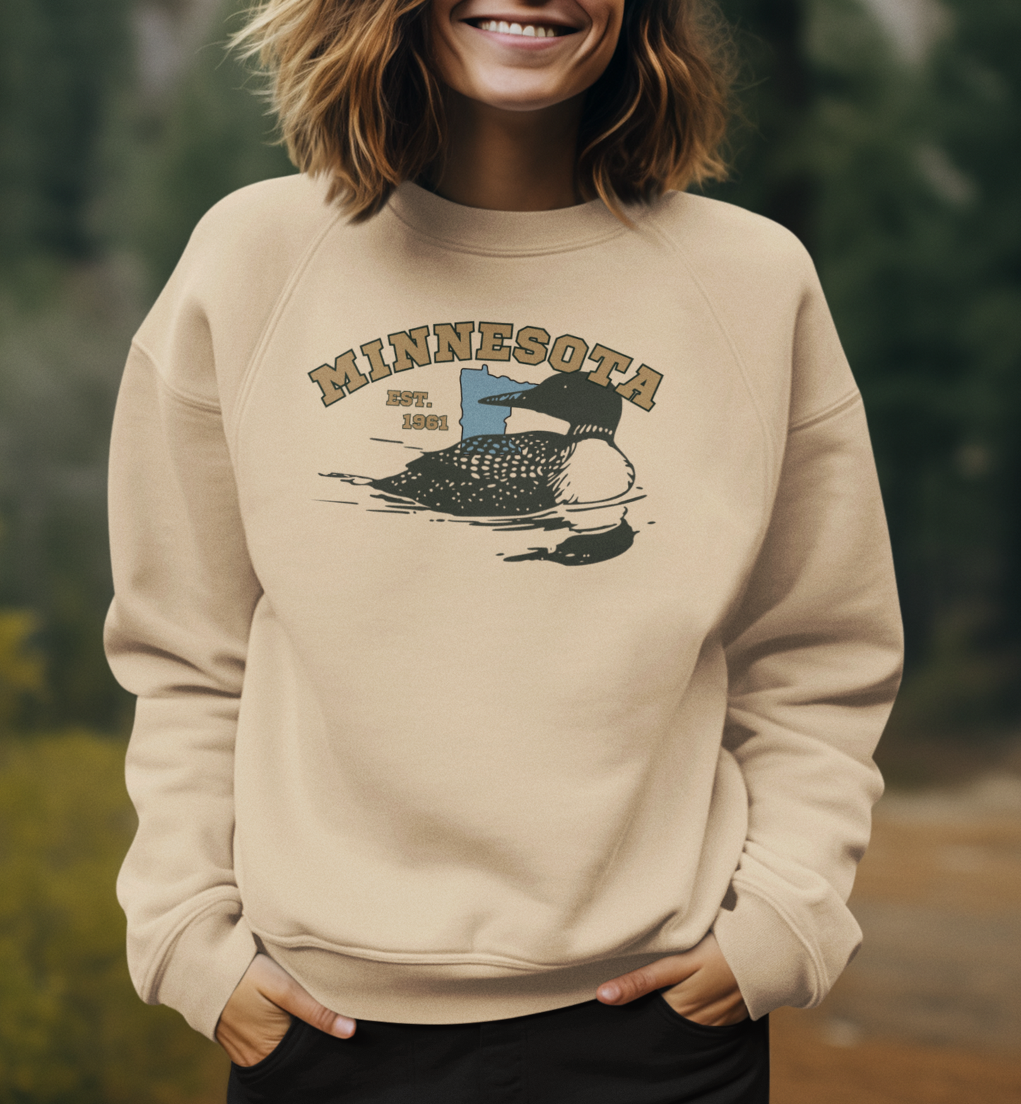 Minnesota Loon, Minnesota Nature shirt | Unisex Sweatshirt