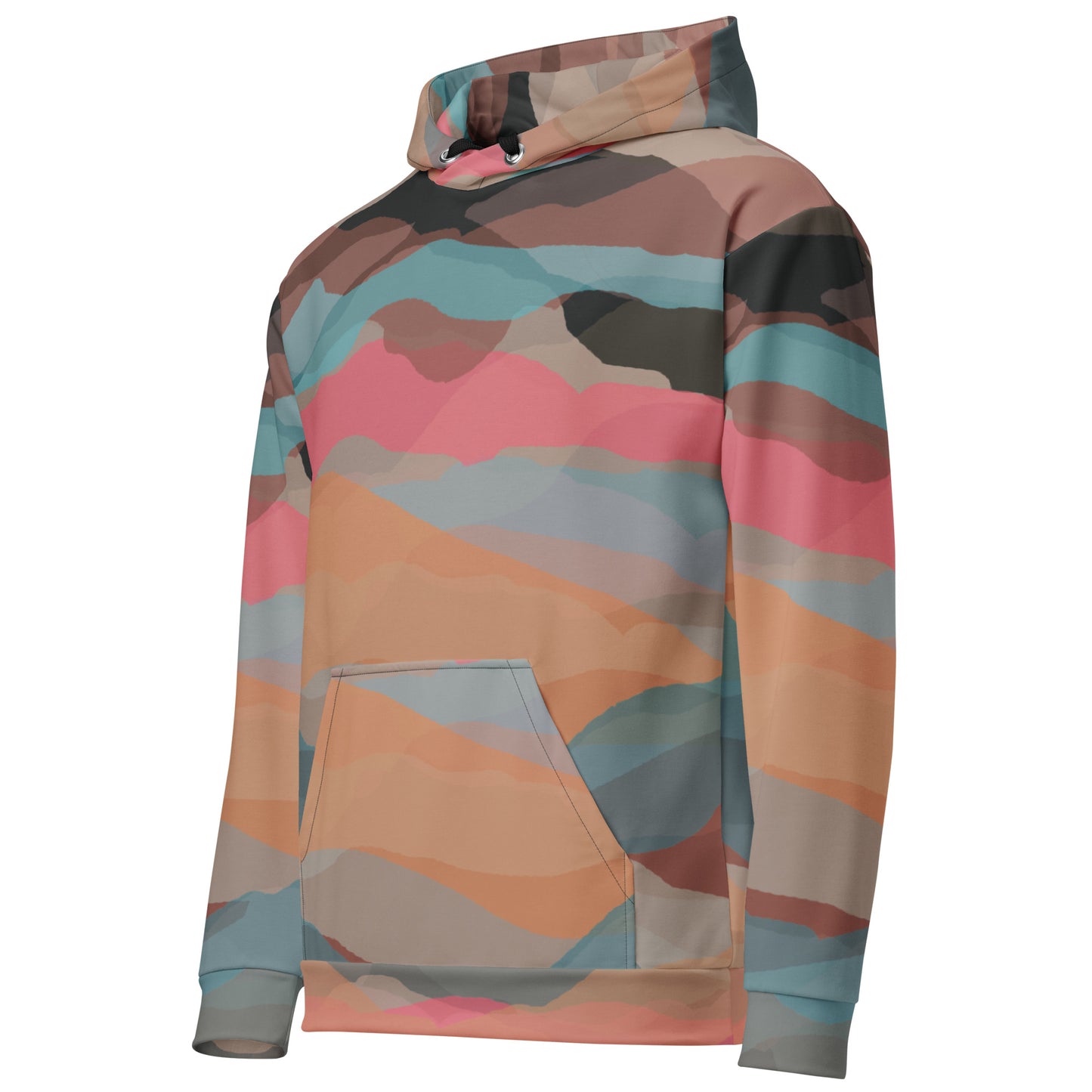 Comfy Camo Hoodie, Cool Desert Colors All Over Print | Unisex Hoodie