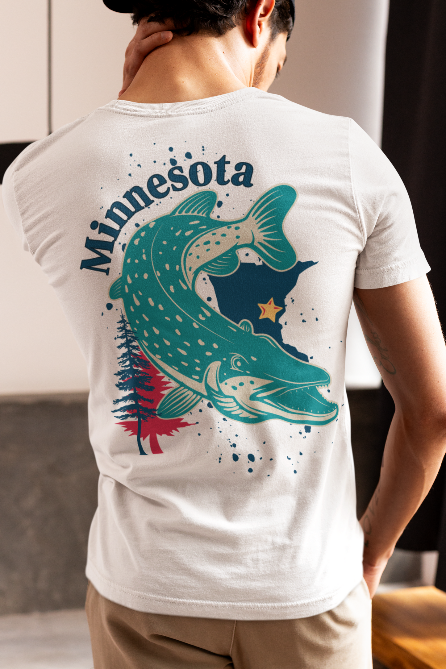 Minnesota Shirt, Lucky Fishing Shirt | Unisex t-shirt