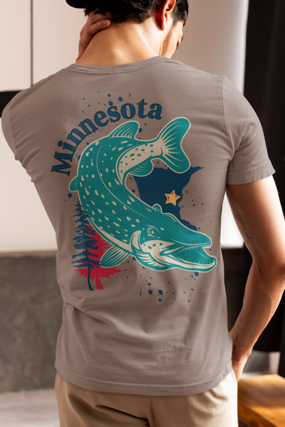 Minnesota Shirt, Lucky Fishing Shirt | Unisex t-shirt