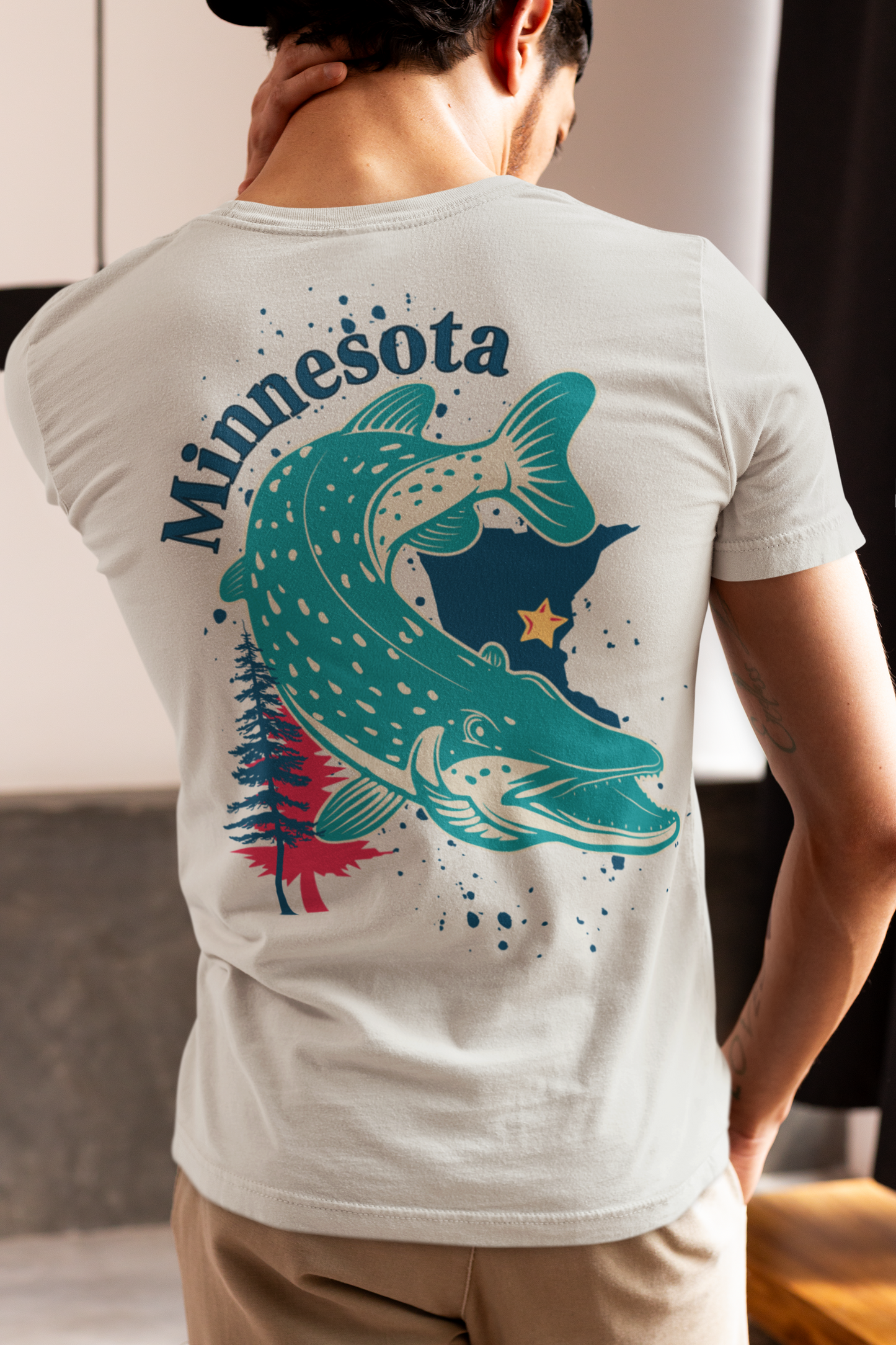 Minnesota Shirt, Lucky Fishing Shirt | Unisex t-shirt