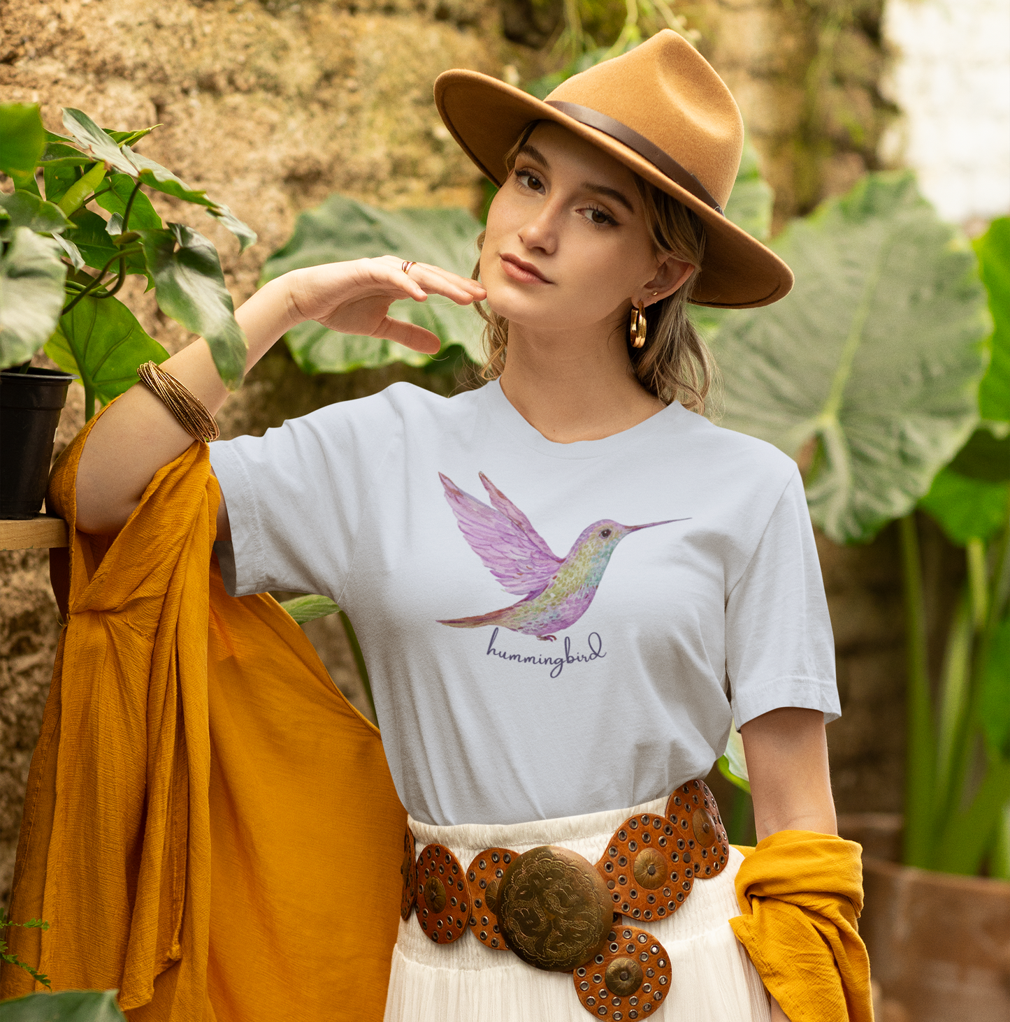 Charming Hummingbird Tee: Perfect Gift for Bird Enthusiasts | Unisex T-shirt