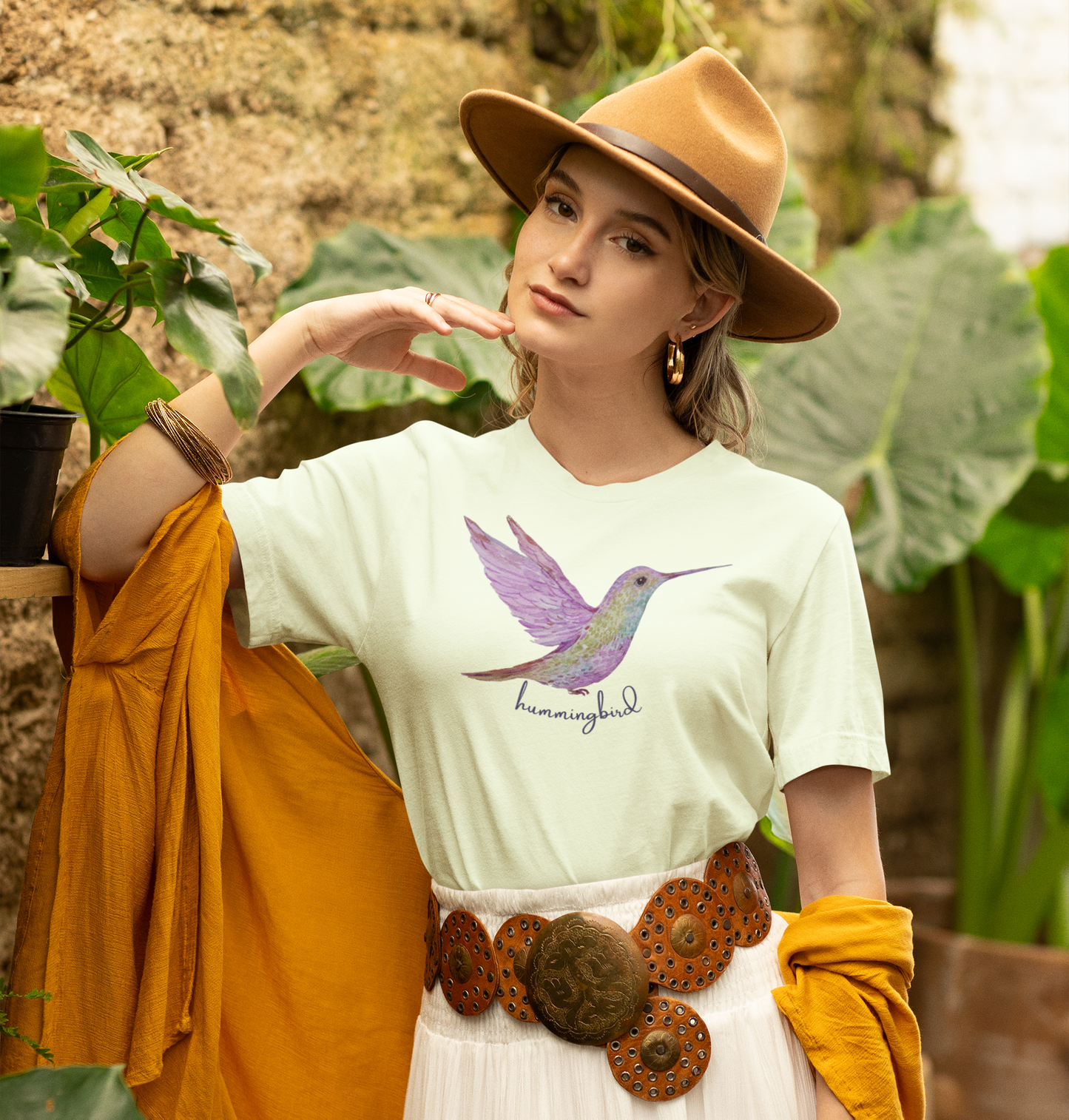 Charming Hummingbird Tee: Perfect Gift for Bird Enthusiasts | Unisex T-shirt