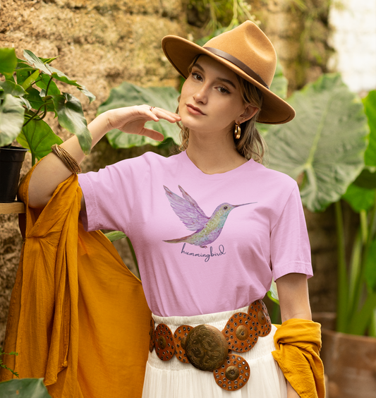 Charming Hummingbird Tee: Perfect Gift for Bird Enthusiasts | Unisex T-shirt