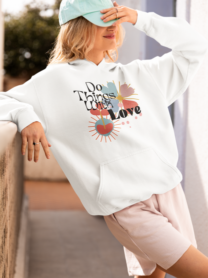 Embrace Love: Positive Affirmation Yoga Hoodie | Unisex Hoodie