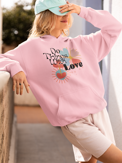 Embrace Love: Positive Affirmation Yoga Hoodie | Unisex Hoodie