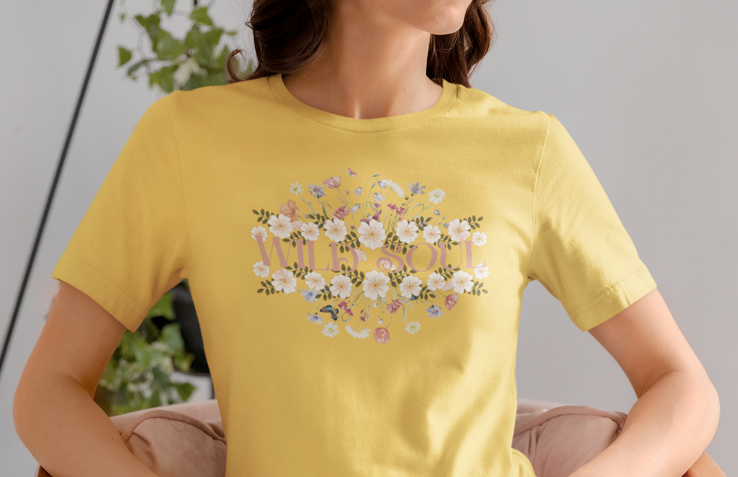 Floral Print Tee for Free Spirits and Wild Souls | Unisex t-shirt