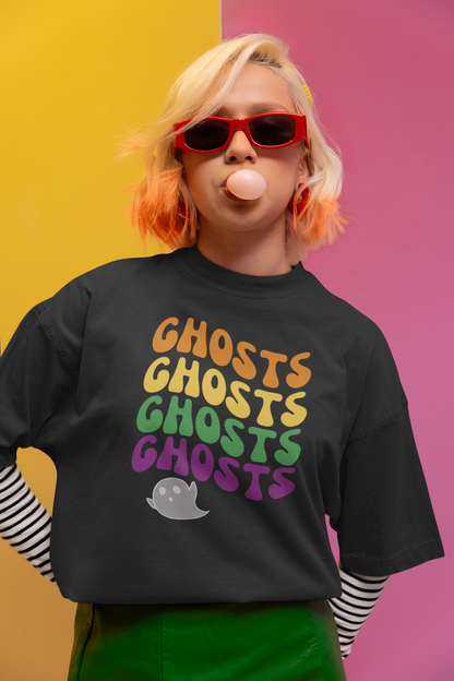 Halloween Ghost Colorful Wave | Unisex t-shirt