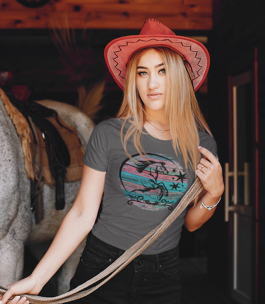 Country Girl Horse Loving Shirt | Unisex t-shirt