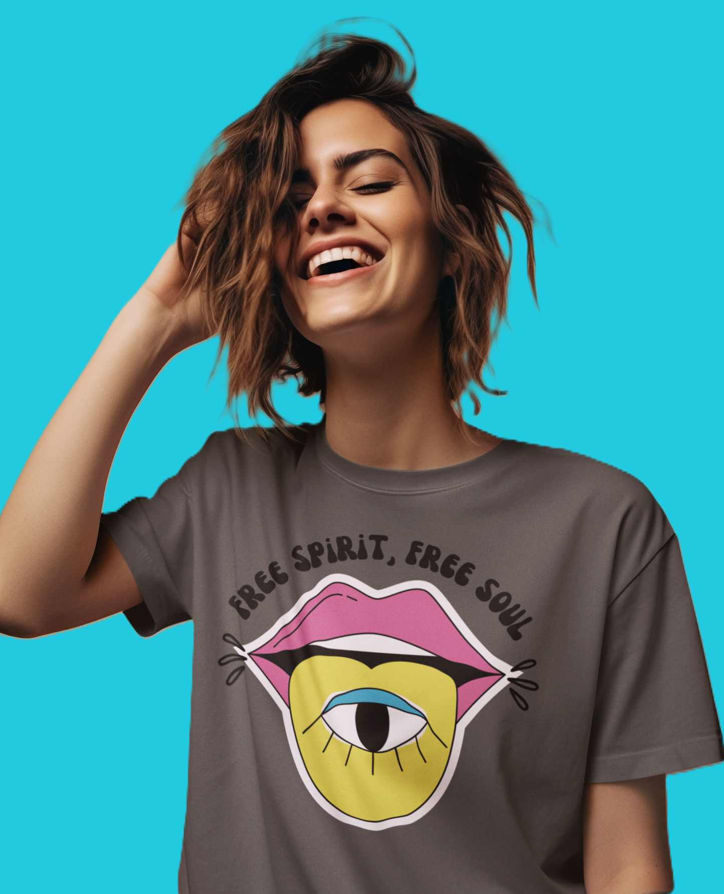 Boho Free Spirit Fun T-Shirt - Playful Graphic Tee for Free Souls | Unisex t-shirt