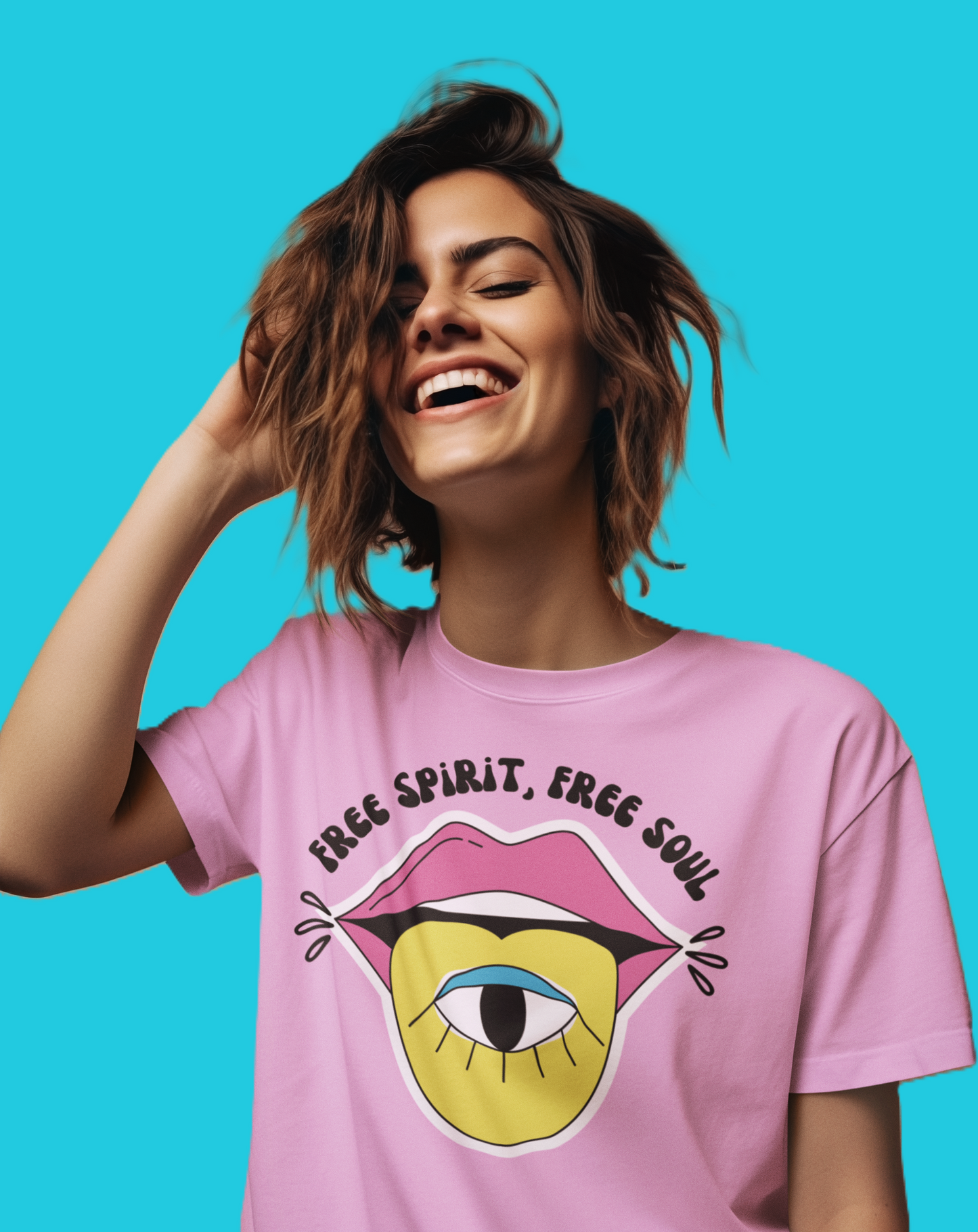 Boho Free Spirit Fun T-Shirt - Playful Graphic Tee for Free Souls | Unisex t-shirt