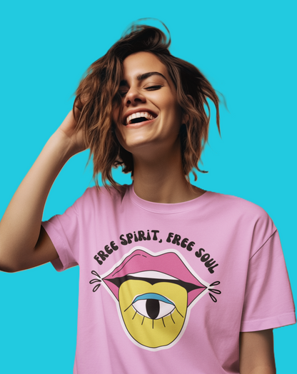 Boho Free Spirit Fun T-Shirt - Playful Graphic Tee for Free Souls | Unisex t-shirt