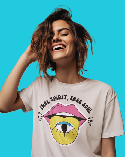 Boho Free Spirit Fun T-Shirt - Playful Graphic Tee for Free Souls | Unisex t-shirt