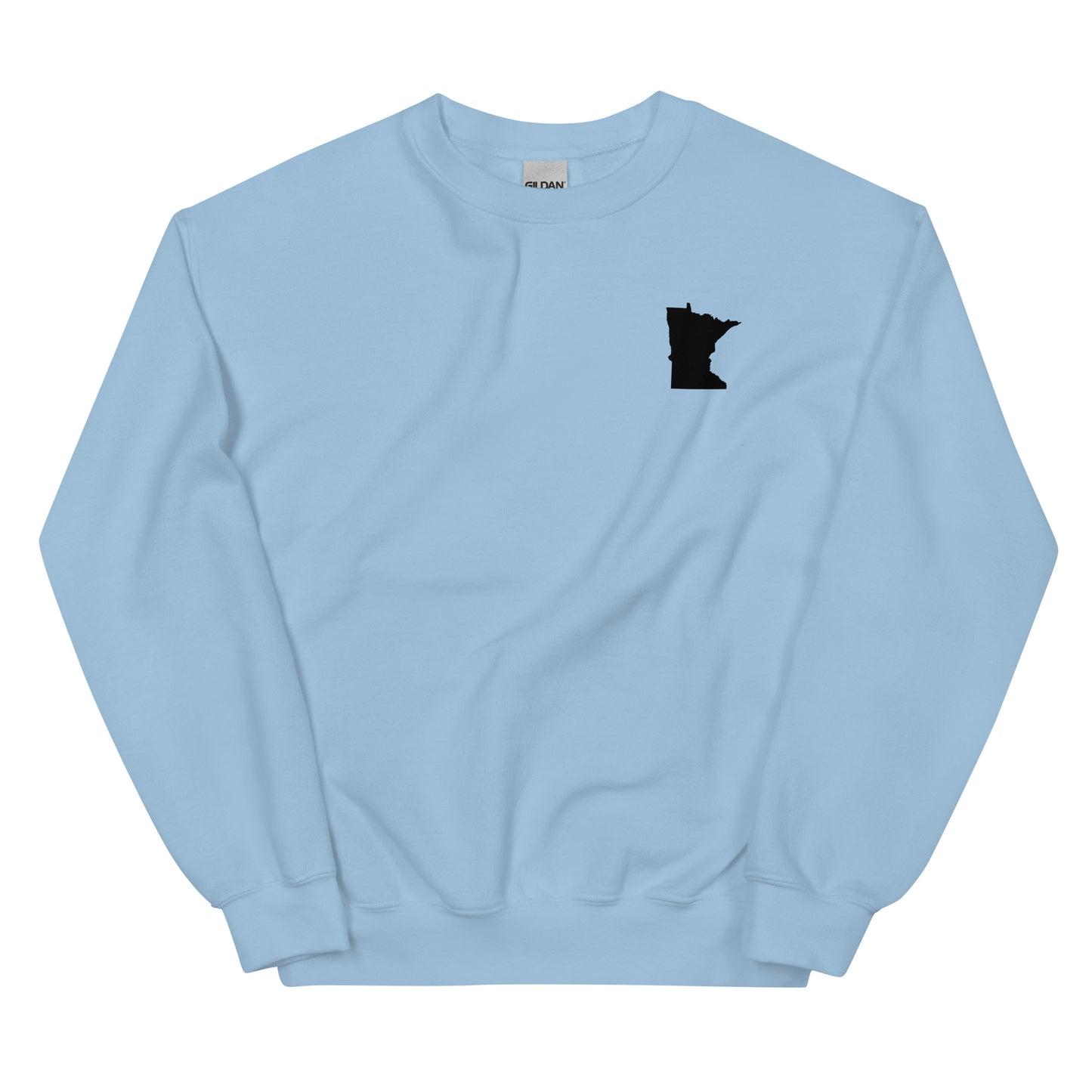 Minnesota Hockey Sweatshirt | Unisex Sweatshirt Light Blue Front