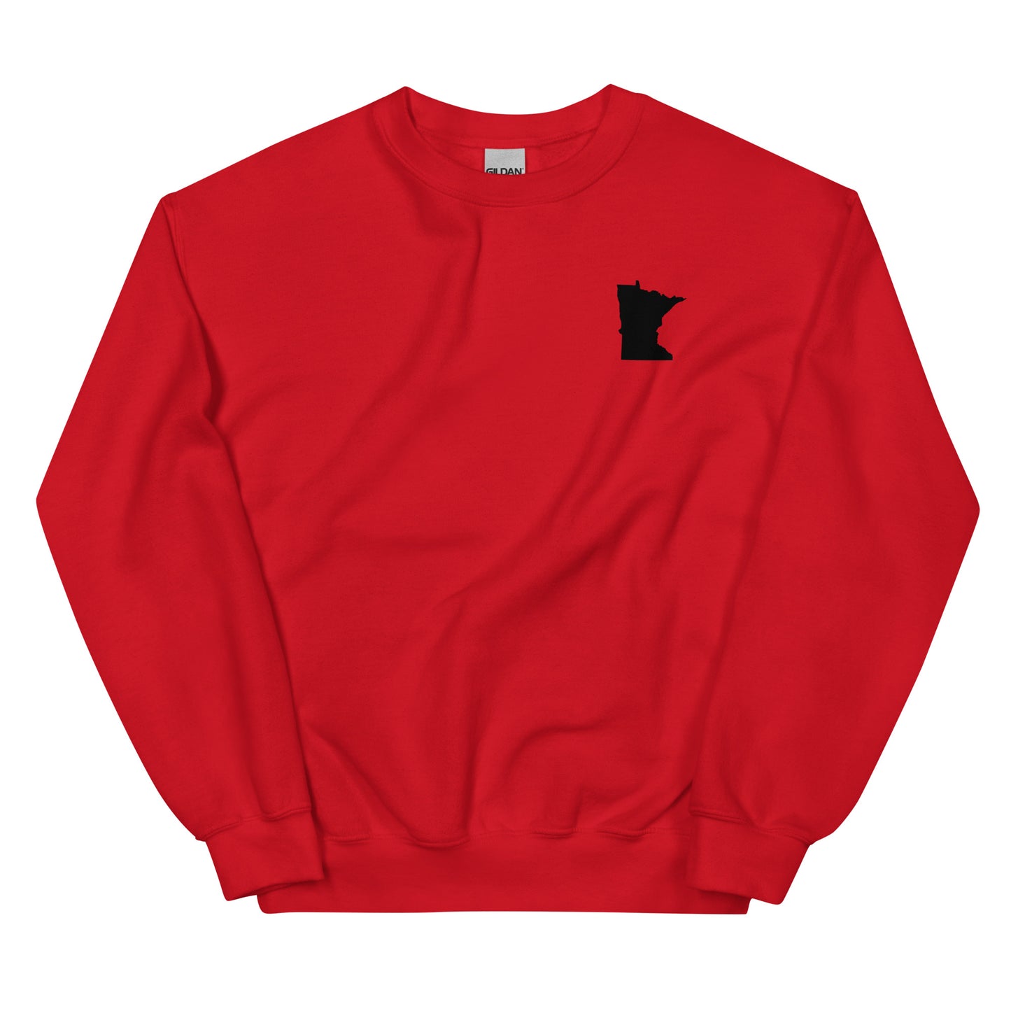 Minnesota Hockey Sweatshirt | Unisex Sweatshirt Red Front