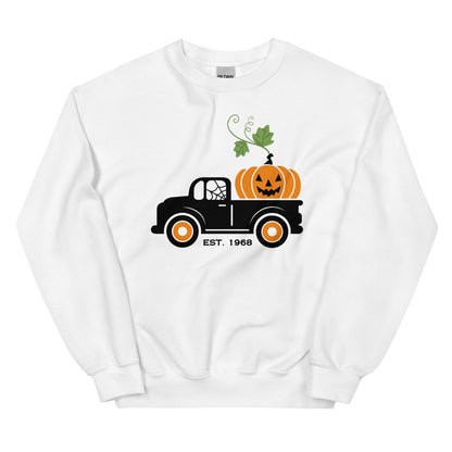 Halloween Pumpkin Truck | Unisex Sweatshirt