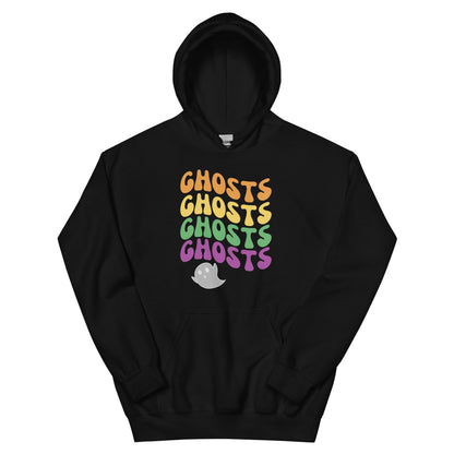 Halloween Ghost Colorful Wave | Unisex Hoodie