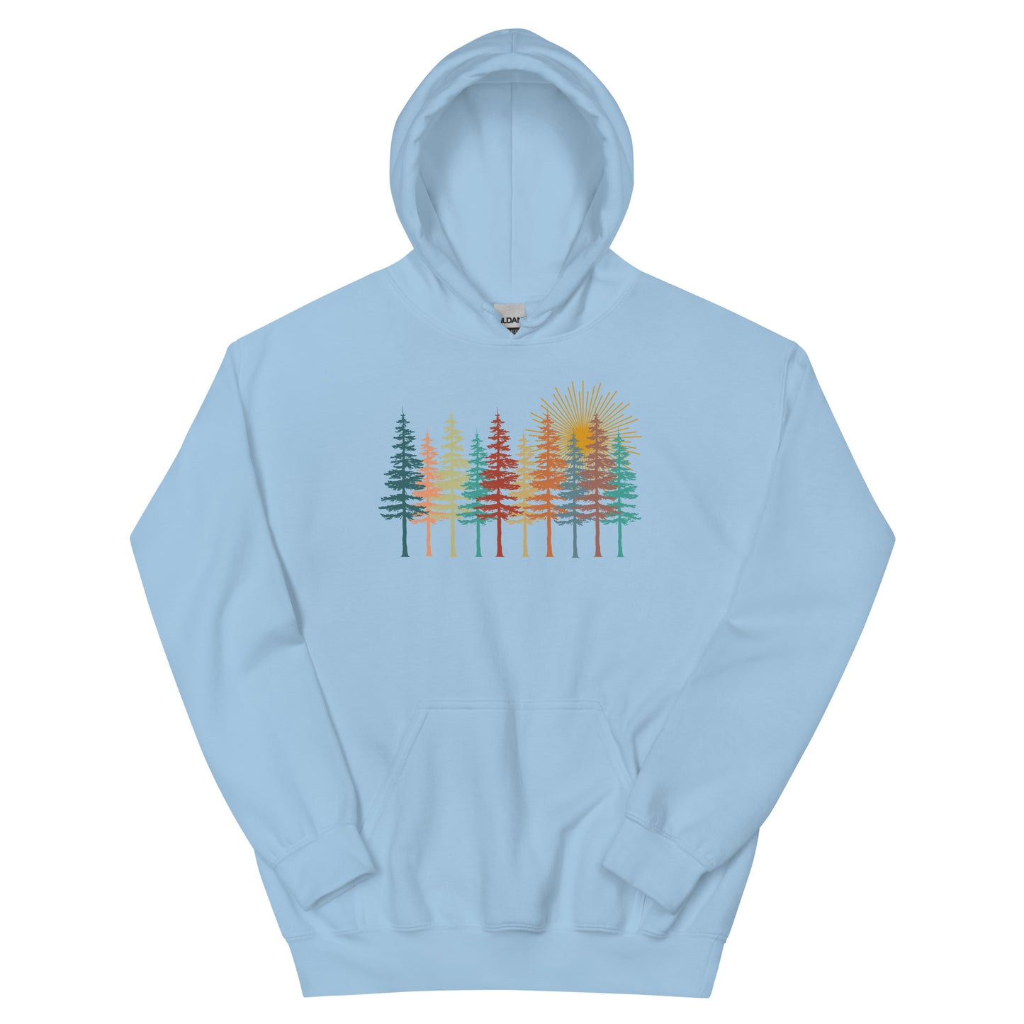 Fall Trees Scene Hoodie | Unisex Hoodie