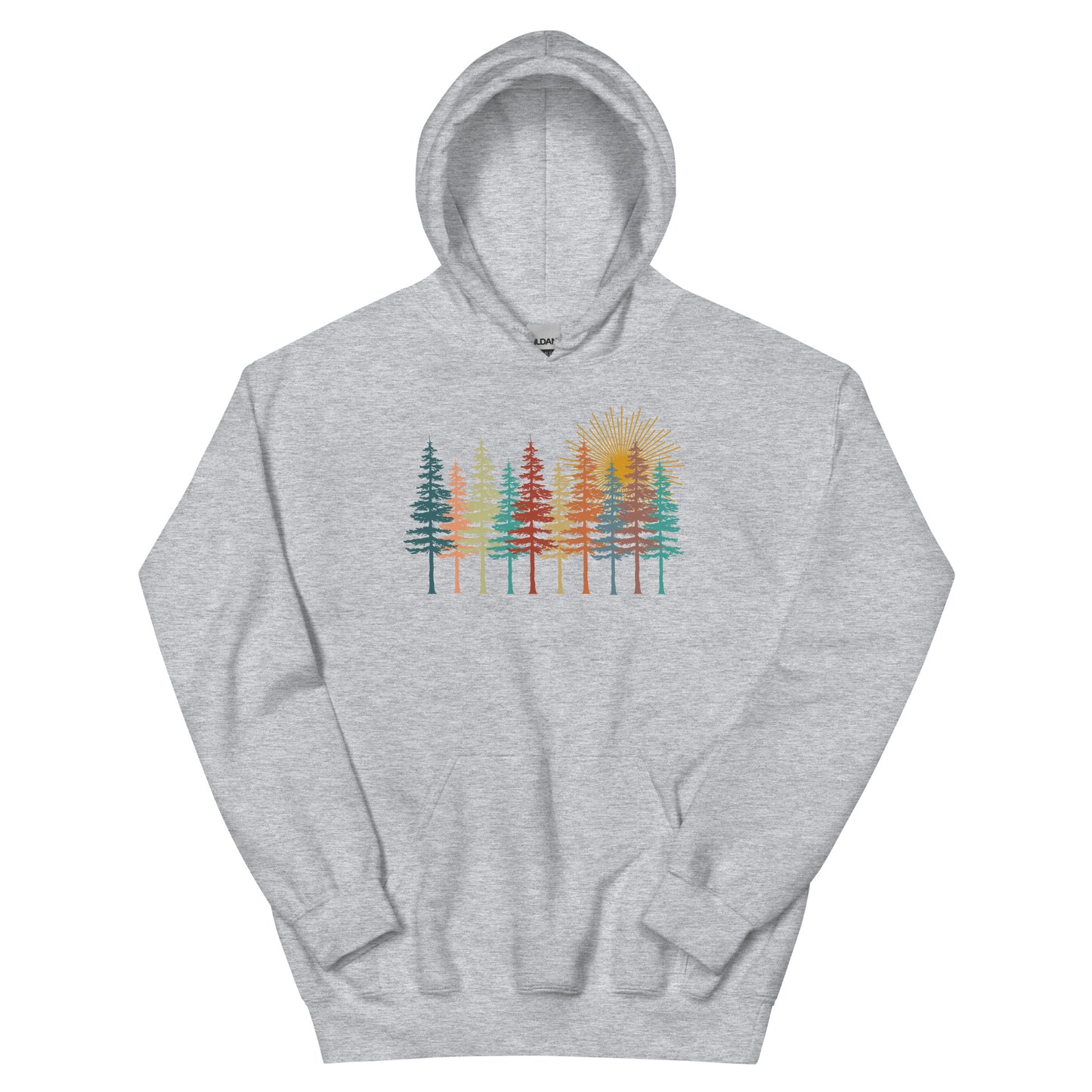 Fall Trees Scene Hoodie | Unisex Hoodie