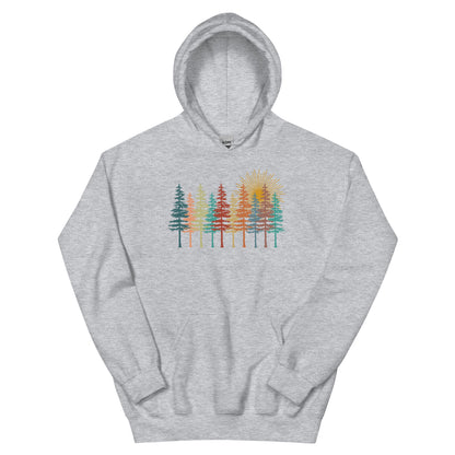 Fall Trees Scene Hoodie | Unisex Hoodie