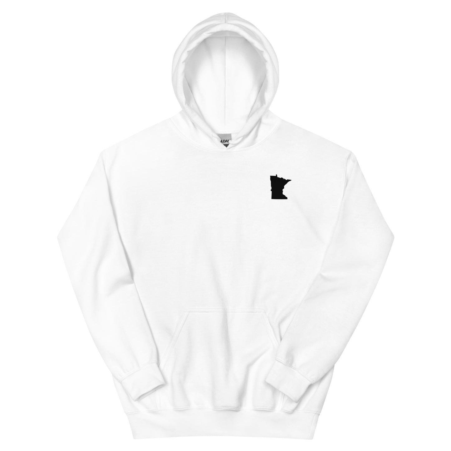 Minnesota Hockey Hoodie Shirt | Unisex Hoodie White Front