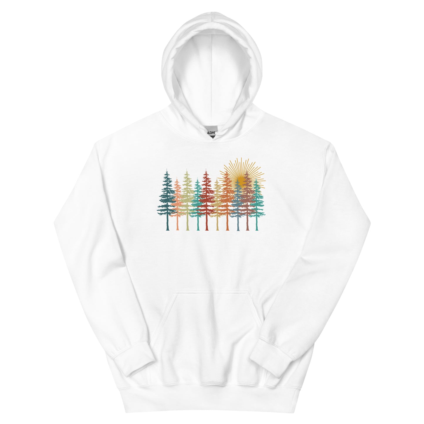 Fall Trees Scene Hoodie | Unisex Hoodie