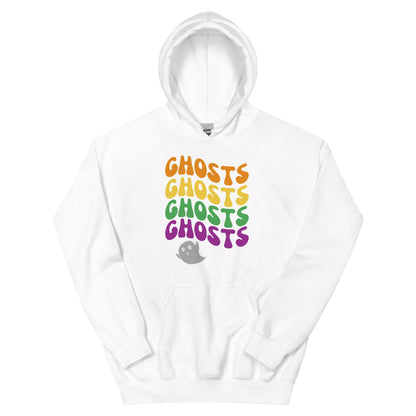 Halloween Ghost Colorful Wave | Unisex Hoodie