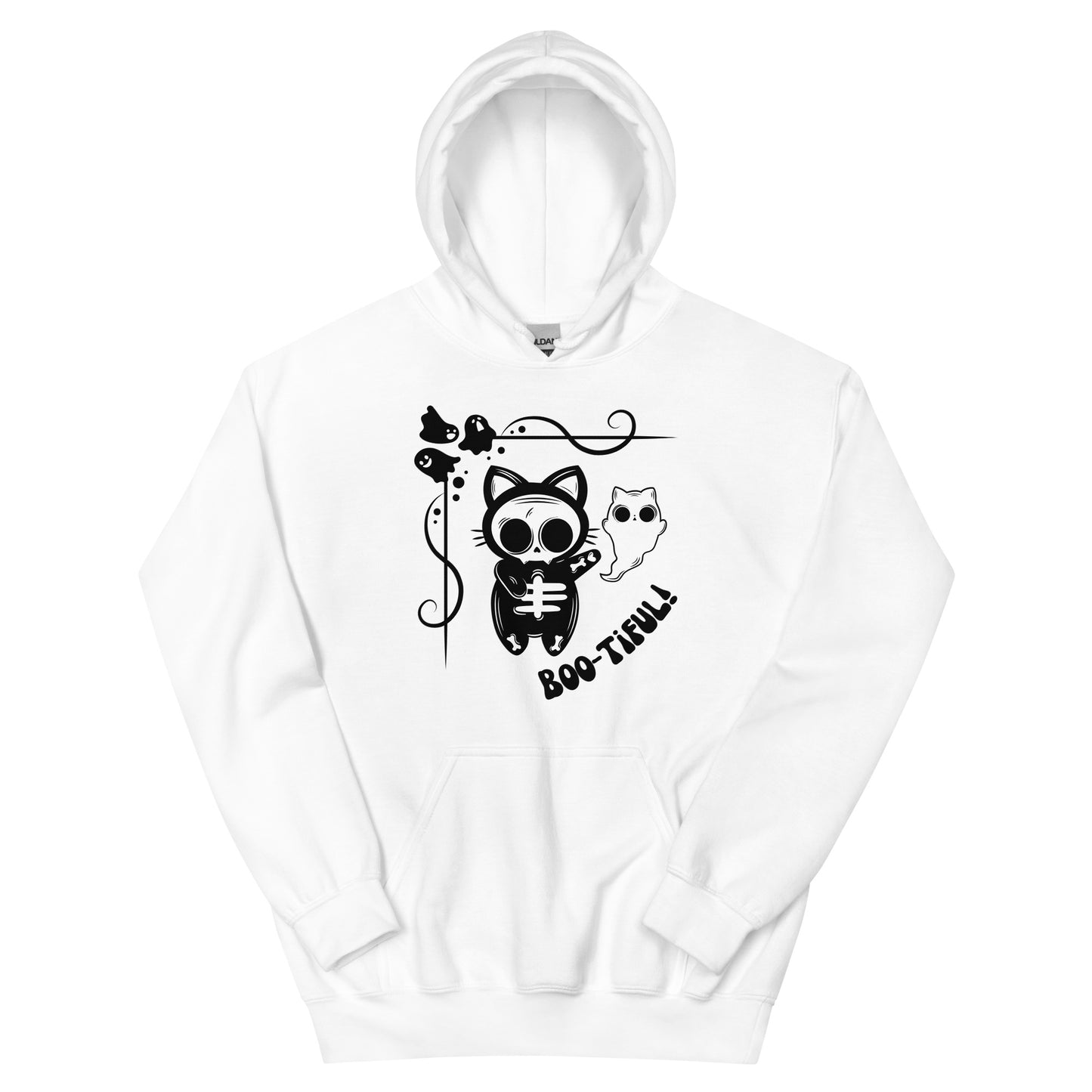 Halloween Boo-tiful Cat Shirt | Unisex Hoodie