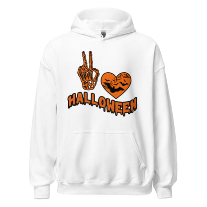 Halloween Hoodie, Peace Love Halloween | Unisex Hoodie