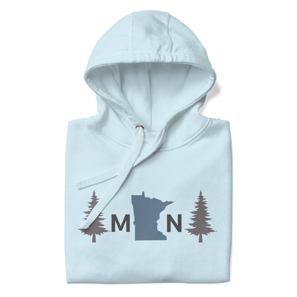 Minnesota Nature Lovers Hoodie: Embrace the Outdoors in Comfortable Style | Unisex Hoodie