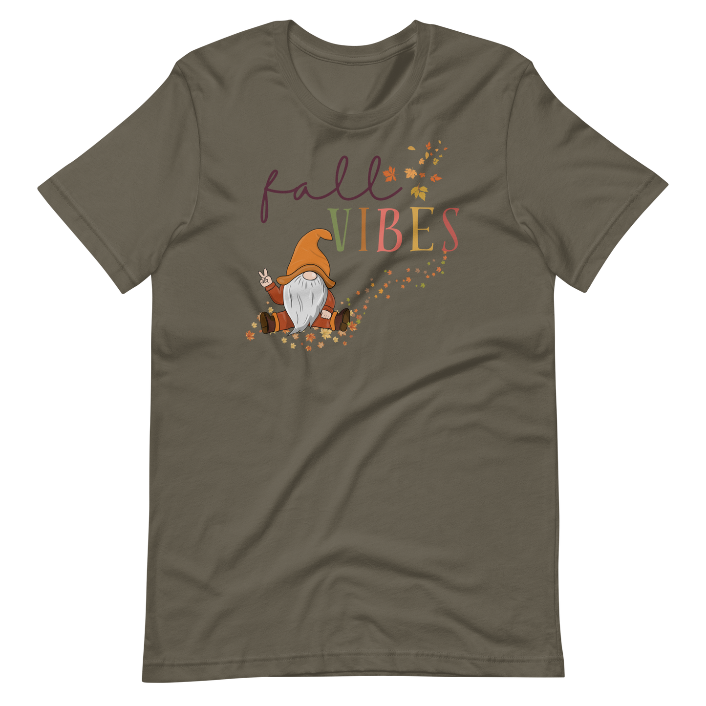 Fall Color Vibes Gnome | Unisex t-shirt